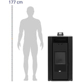 MSW Hidroestufa de pellets - 24 kW - para 400 m³ / 35 L