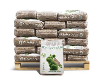 Palet de 42 sacos de pellet BIOFORESTAL